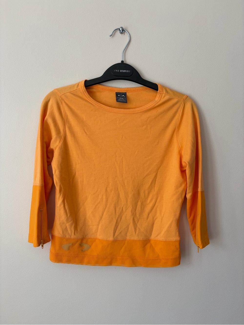 Oakley - Women’s Orange Long Sleeve Scoop Neck Top